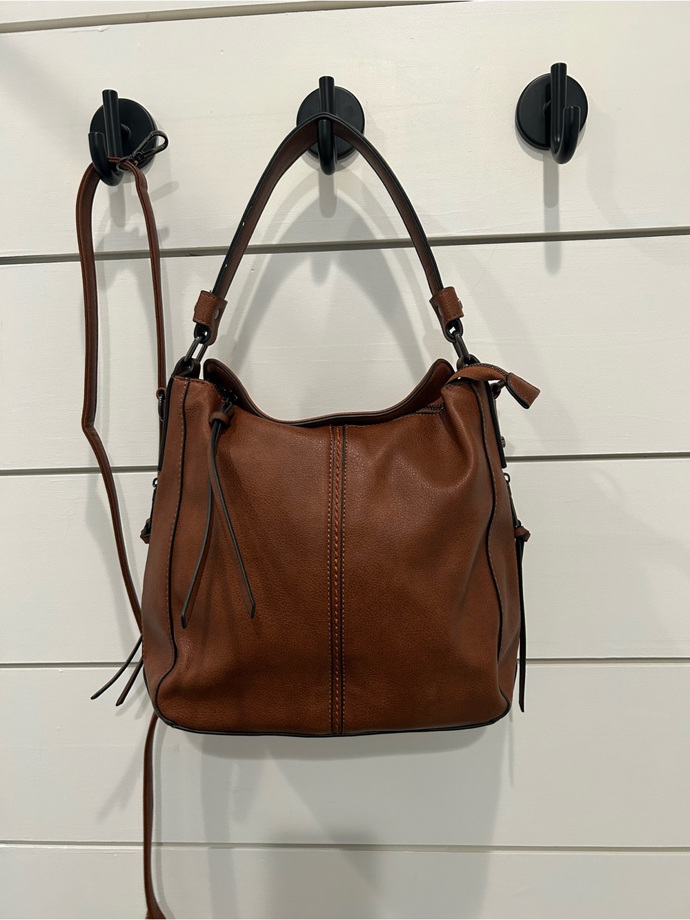 Realer Hobo Bag w/ Cross Body Strap approx 12”w x 10” h